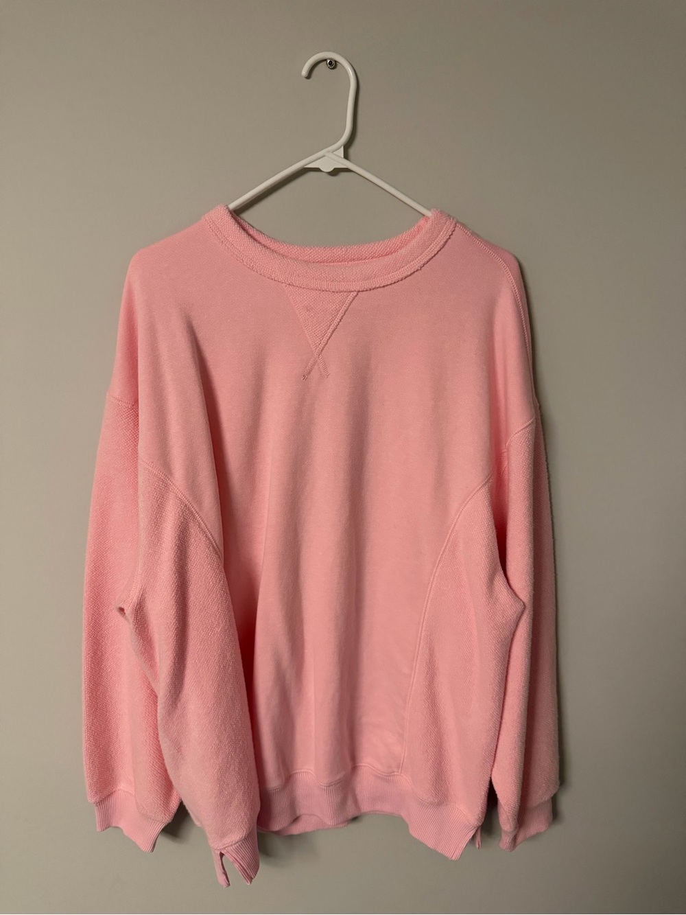 aerie Light Pink Crewneck Sweatshirt